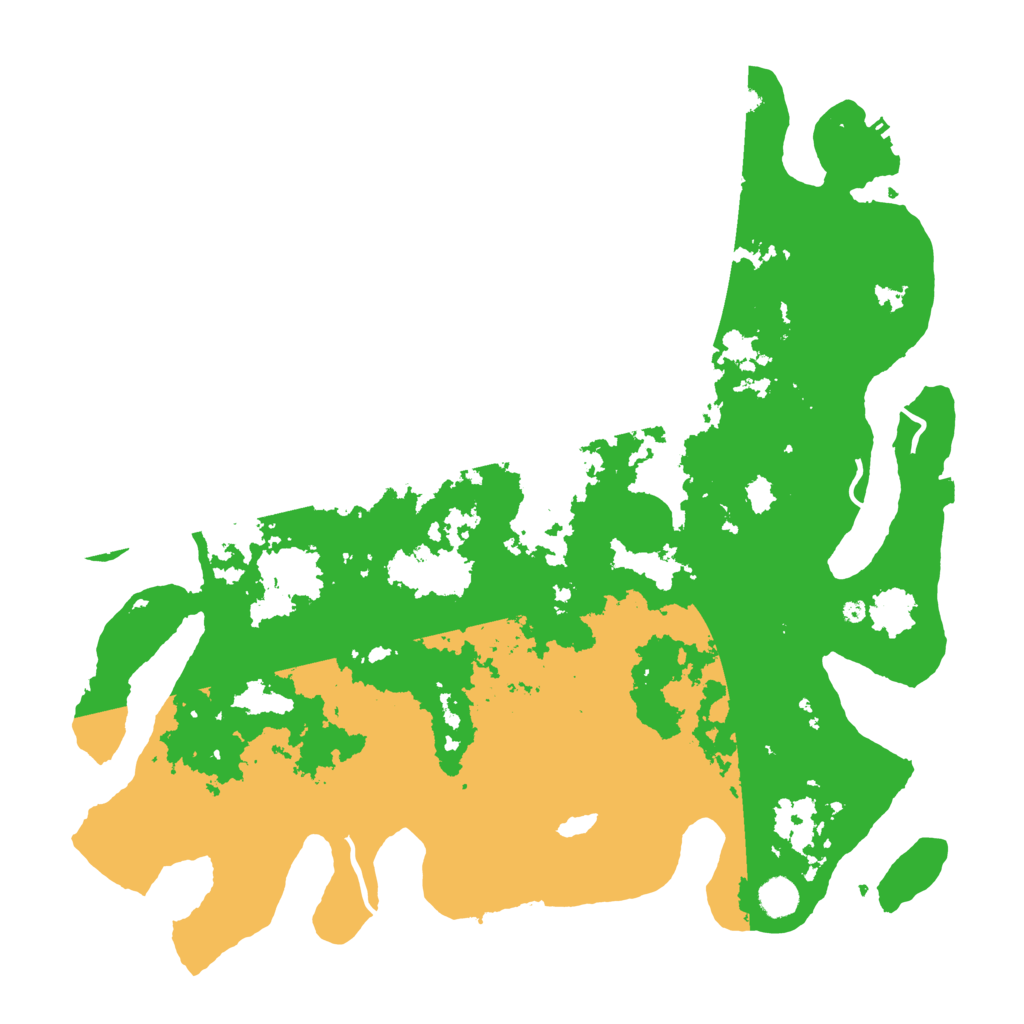 Biome Rust Map: Procedural Map, Size: 4600, Seed: 53453998