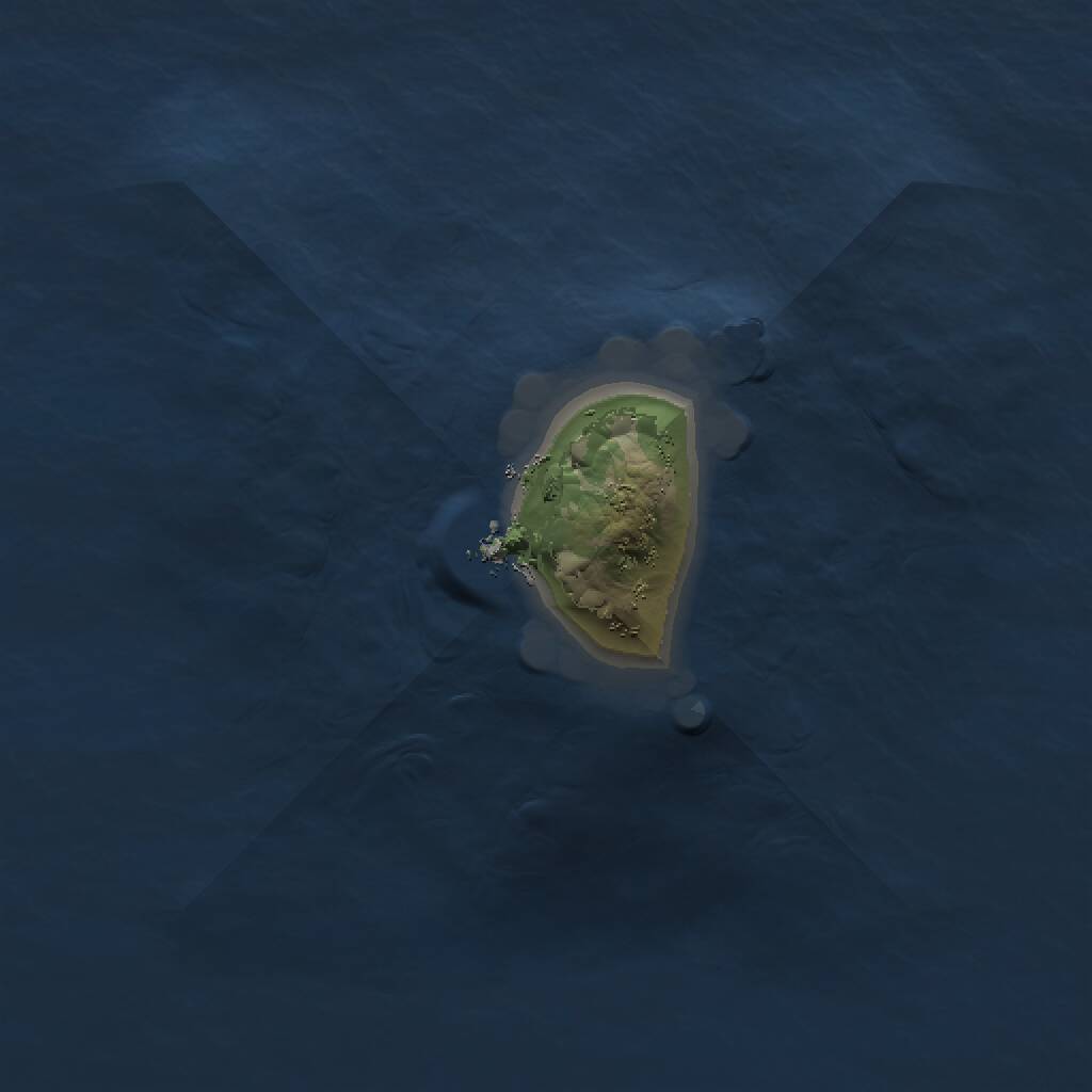 Rust Map: Procedural Map, Size: 1000, Seed: 470076490, 1 Monuments