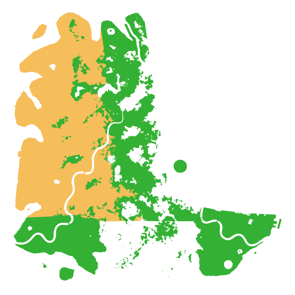 Biome Rust Map: Procedural Map, Size: 6000, Seed: 123074161