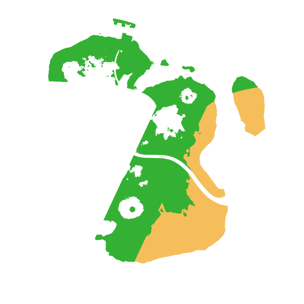 Biome Rust Map: Procedural Map, Size: 2000, Seed: 945968414