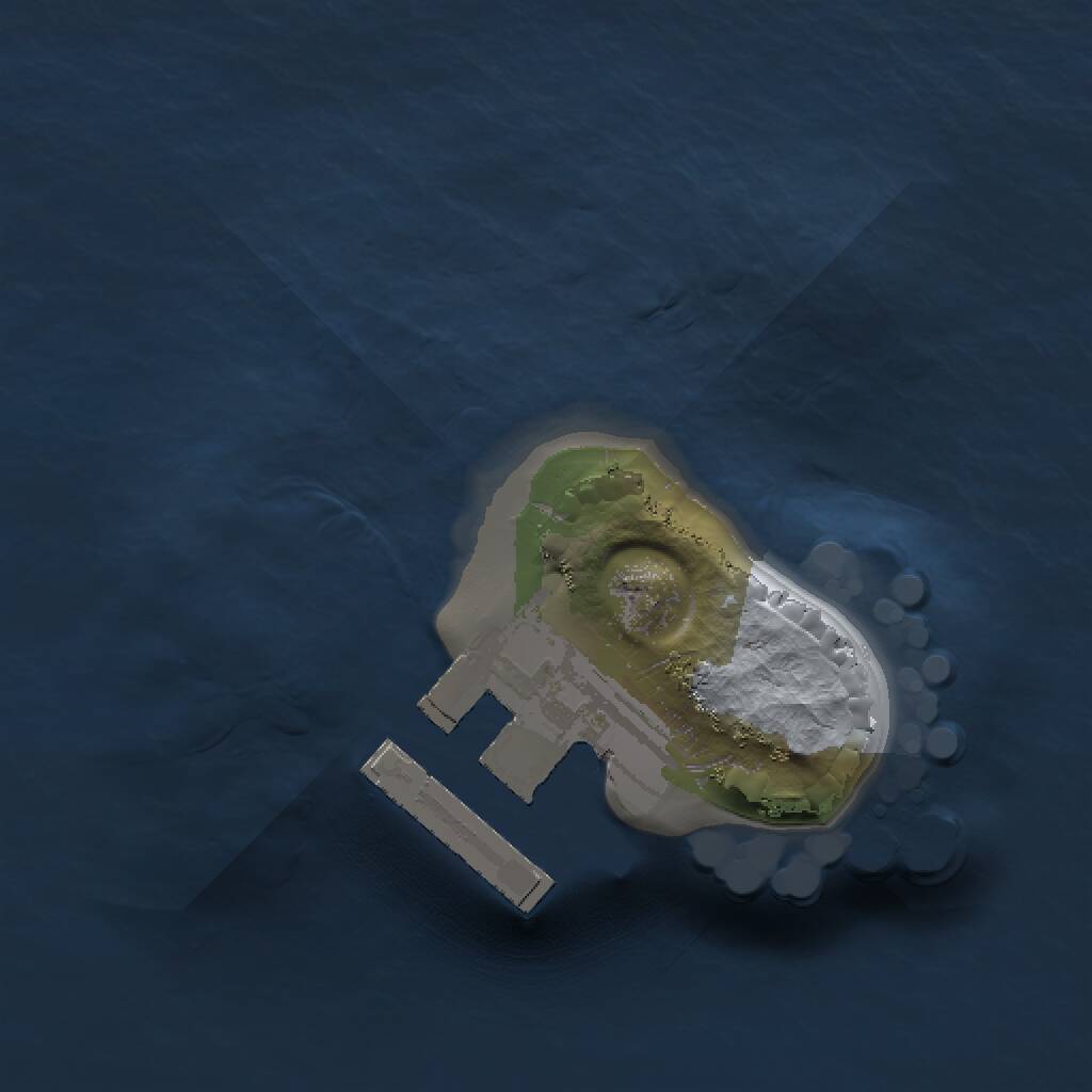 Rust Map: Procedural Map, Size: 1000, Seed: 822861001, 2 Monuments