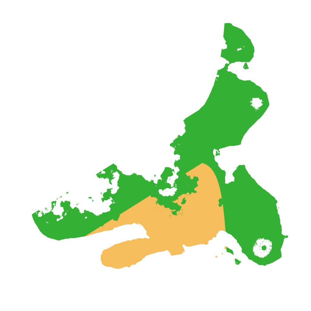 Biome Rust Map: Procedural Map, Size: 2500, Seed: 1959467385