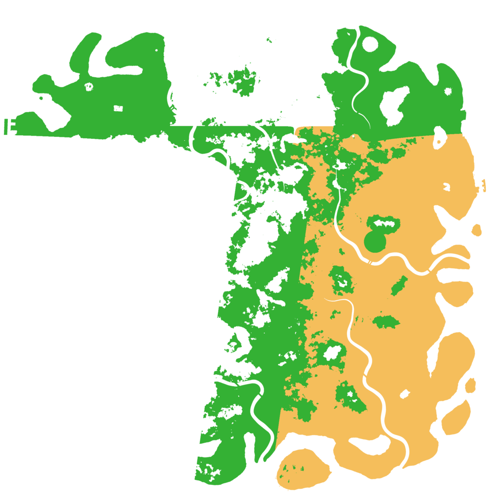 Biome Rust Map: Procedural Map, Size: 6000, Seed: 913205065