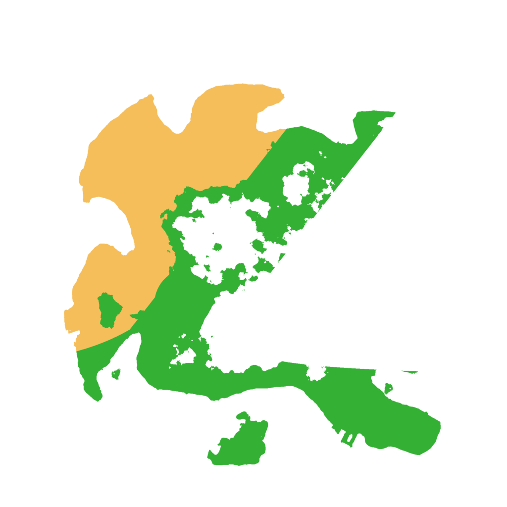 Biome Rust Map: Procedural Map, Size: 2500, Seed: 999752365