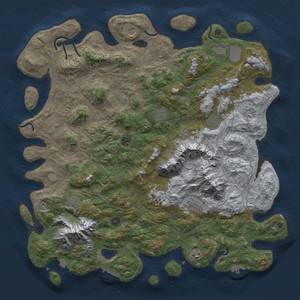 Thumbnail Rust Map: Procedural Map, Size: 5000, Seed: 1149535763, 19 Monuments