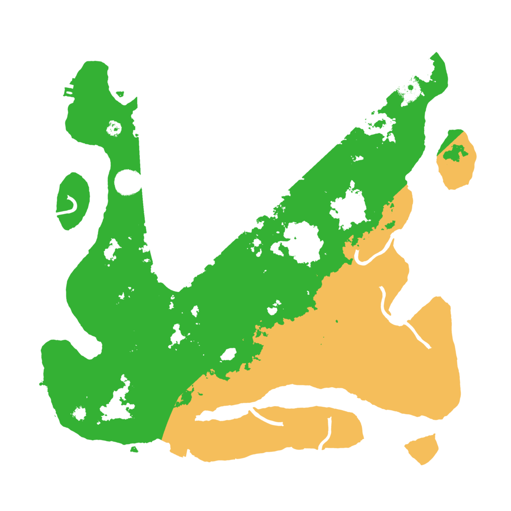 Biome Rust Map: Procedural Map, Size: 3500, Seed: 593753668
