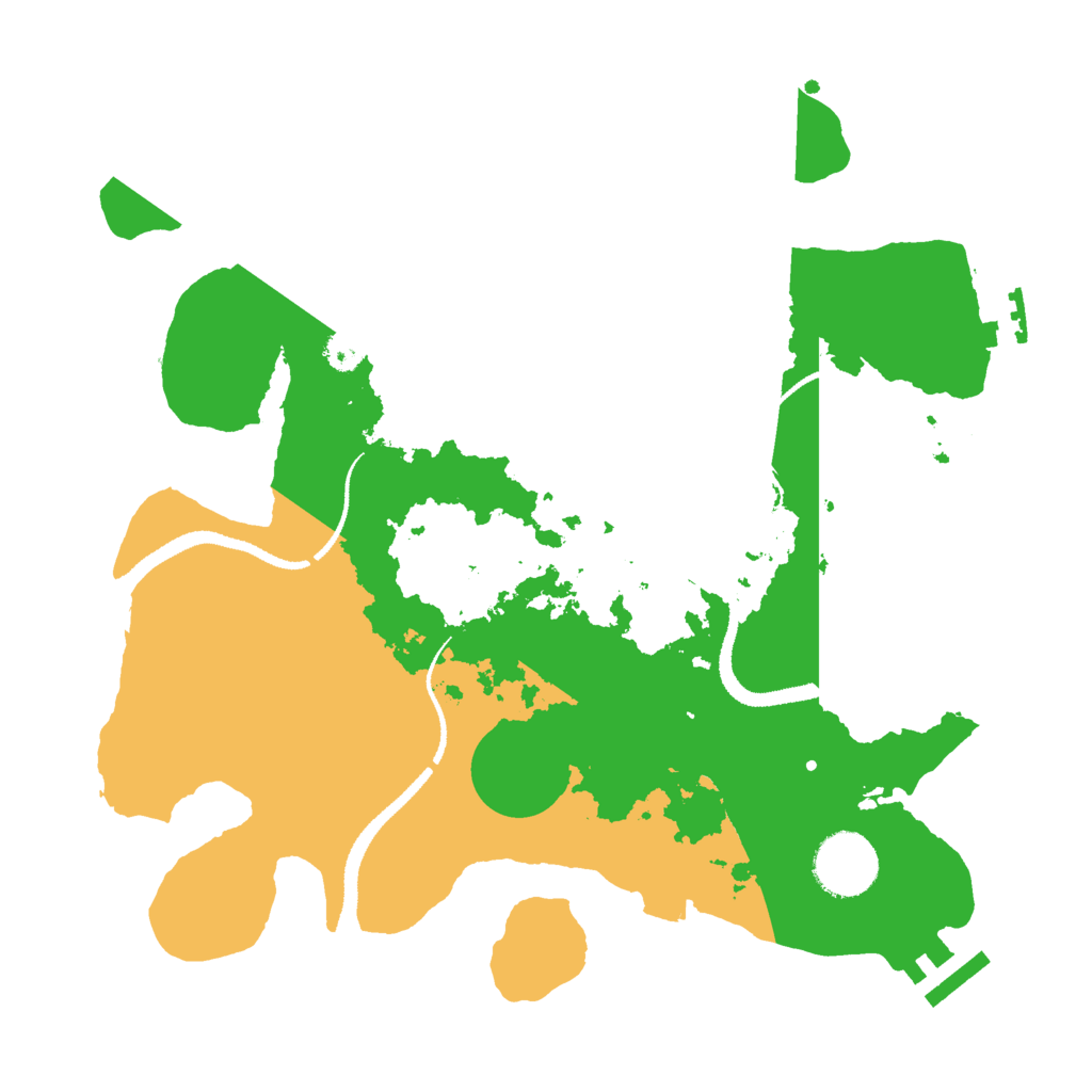 Biome Rust Map: Procedural Map, Size: 3000, Seed: 998380029