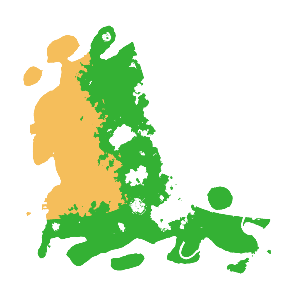 Biome Rust Map: Procedural Map, Size: 3500, Seed: 68475291