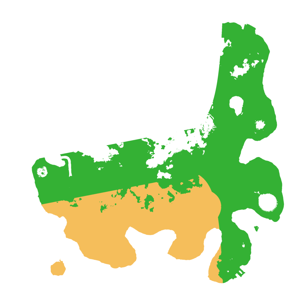 Biome Rust Map: Procedural Map, Size: 3000, Seed: 93745416