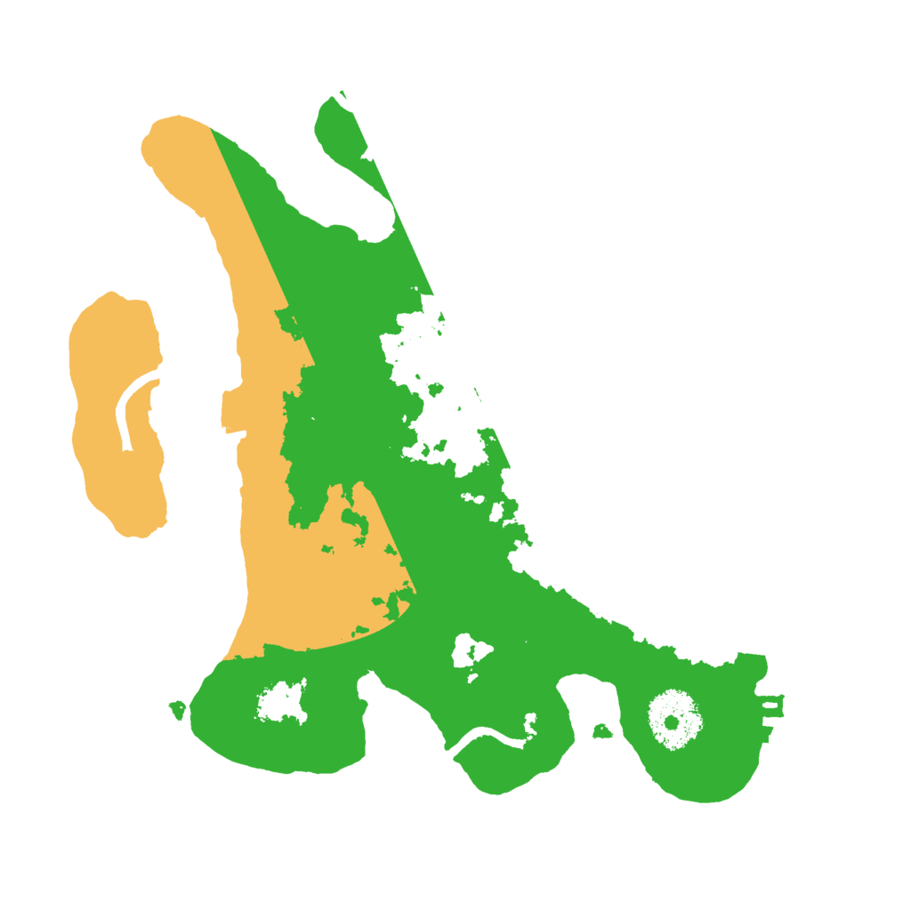 Biome Rust Map: Procedural Map, Size: 2500, Seed: 1616321189