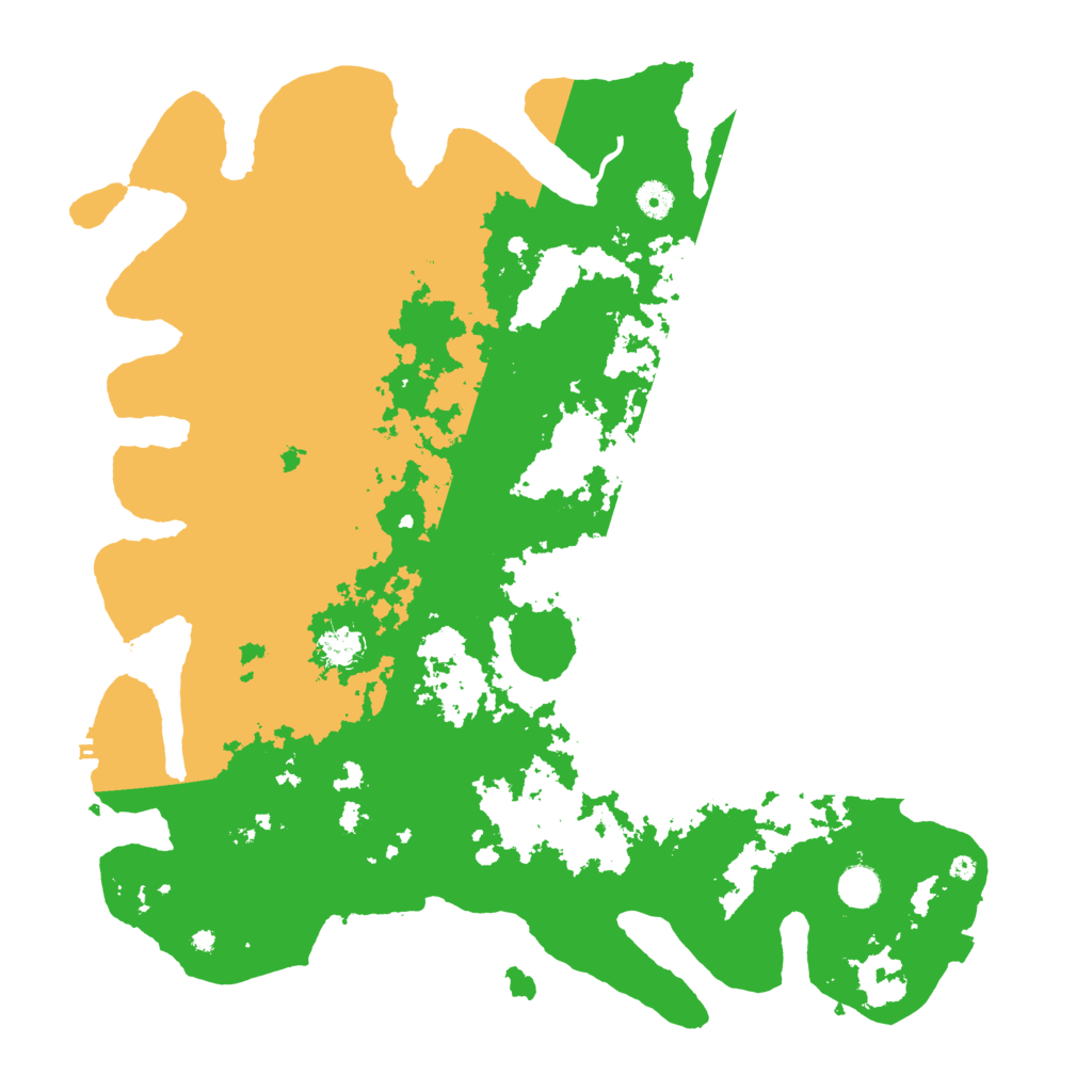Biome Rust Map: Procedural Map, Size: 4500, Seed: 37546