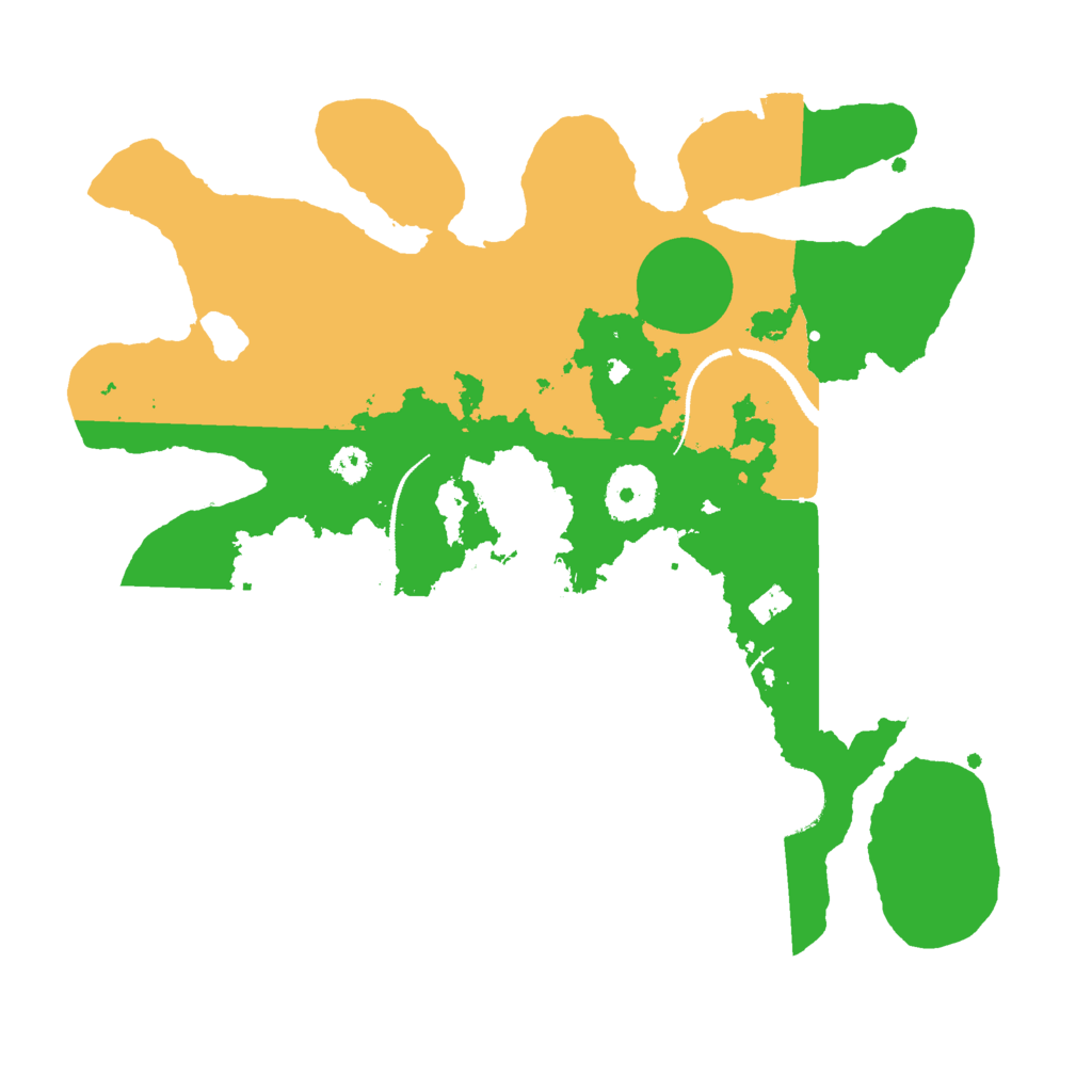 Biome Rust Map: Procedural Map, Size: 3000, Seed: 1878602974