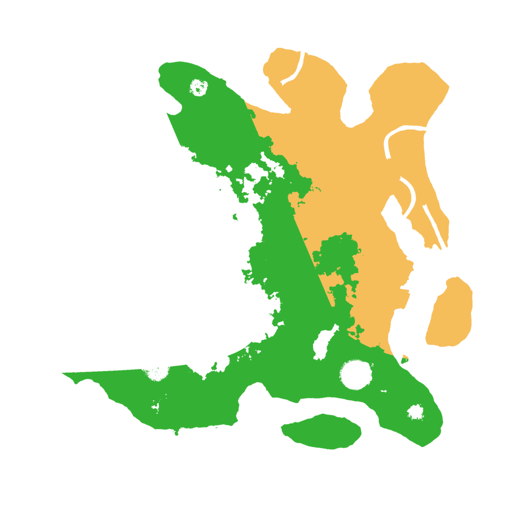 Biome Rust Map: Procedural Map, Size: 3000, Seed: 2131212