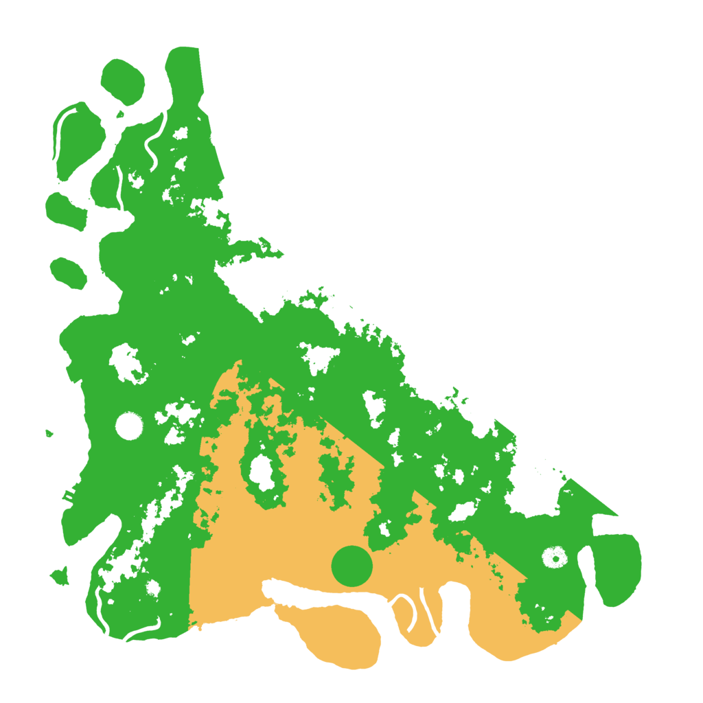 Biome Rust Map: Procedural Map, Size: 4500, Seed: 166343436