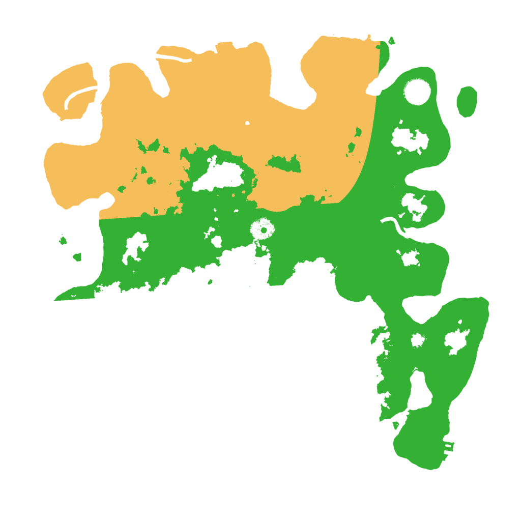 Biome Rust Map: Procedural Map, Size: 3500, Seed: 534787