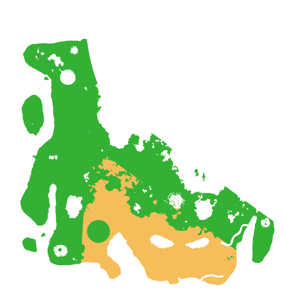 Biome Rust Map: Procedural Map, Size: 3500, Seed: 1487702765