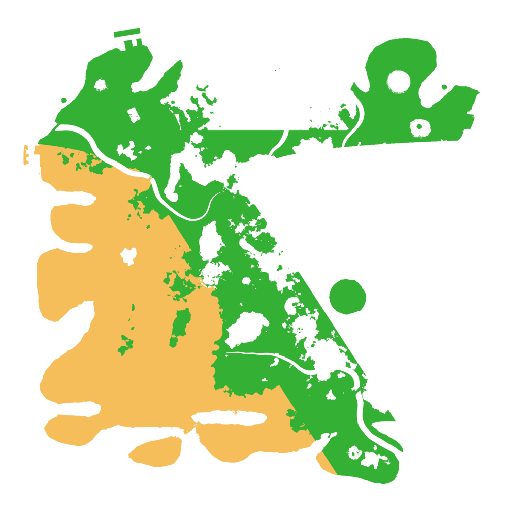 Biome Rust Map: Procedural Map, Size: 4000, Seed: 9995552