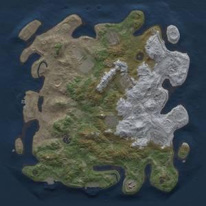 Thumbnail Rust Map: Procedural Map, Size: 3738, Seed: 89397472, 18 Monuments