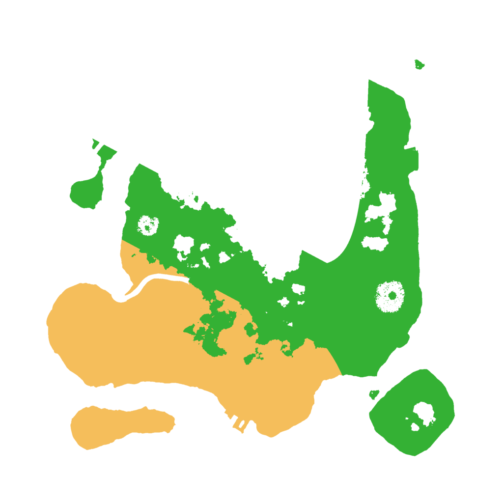 Biome Rust Map: Procedural Map, Size: 2500, Seed: 1868727498