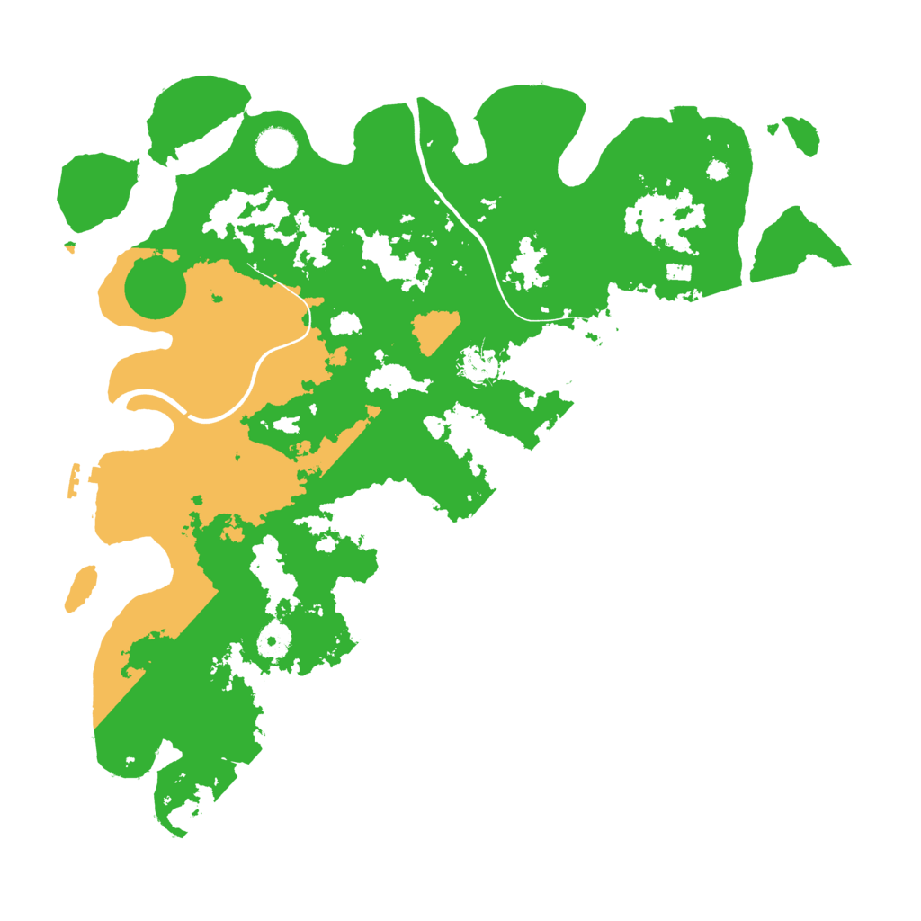 Biome Rust Map: Procedural Map, Size: 3950, Seed: 545427