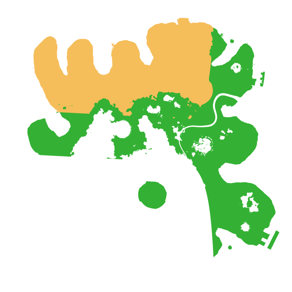 Biome Rust Map: Procedural Map, Size: 3000, Seed: 1818283681