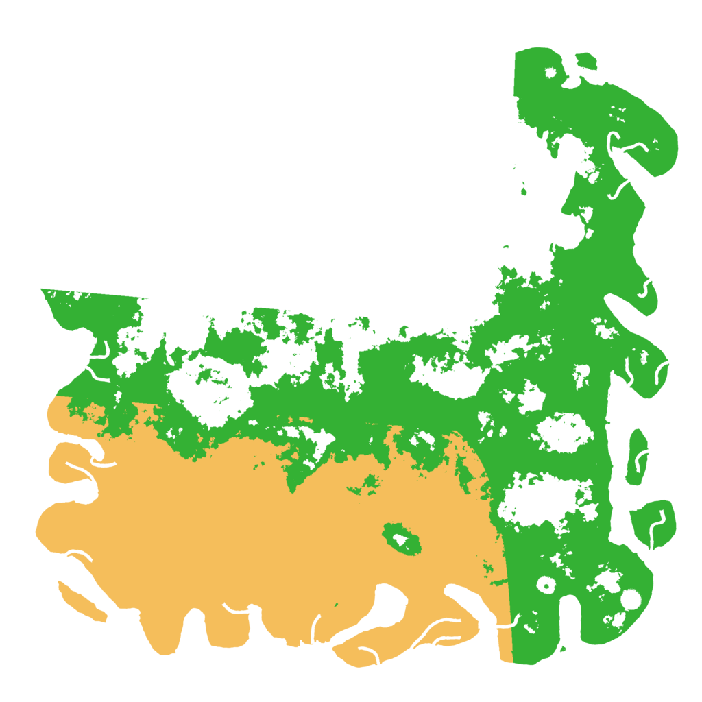 Biome Rust Map: Procedural Map, Size: 6000, Seed: 1710725721