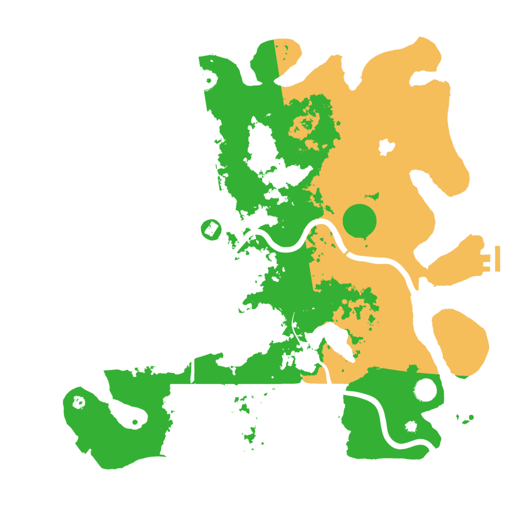 Biome Rust Map: Procedural Map, Size: 4000, Seed: 20242020