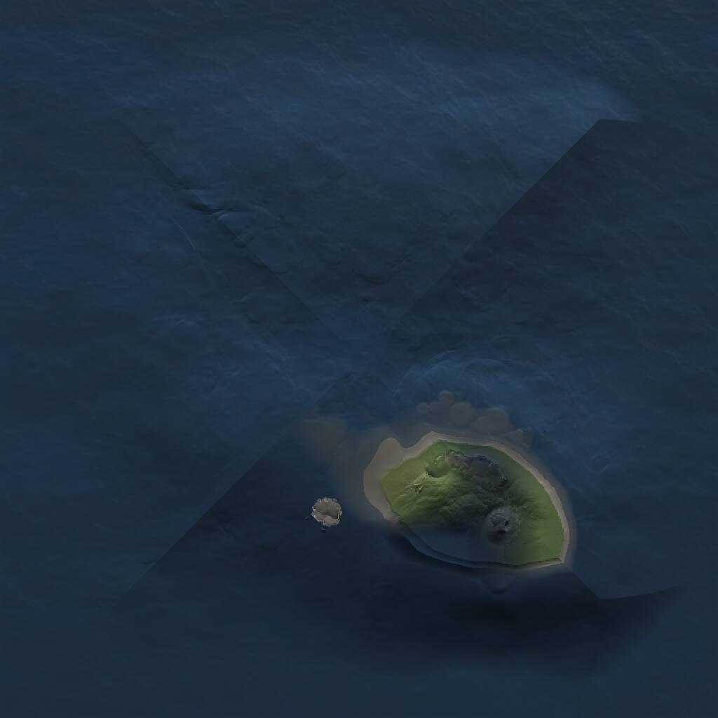 Rust Map: Procedural Map, Size: 1000, Seed: 1997768246, 1 Monuments