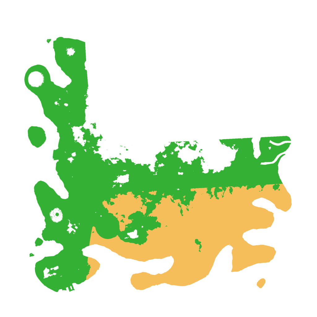 Biome Rust Map: Procedural Map, Size: 3600, Seed: 8940542