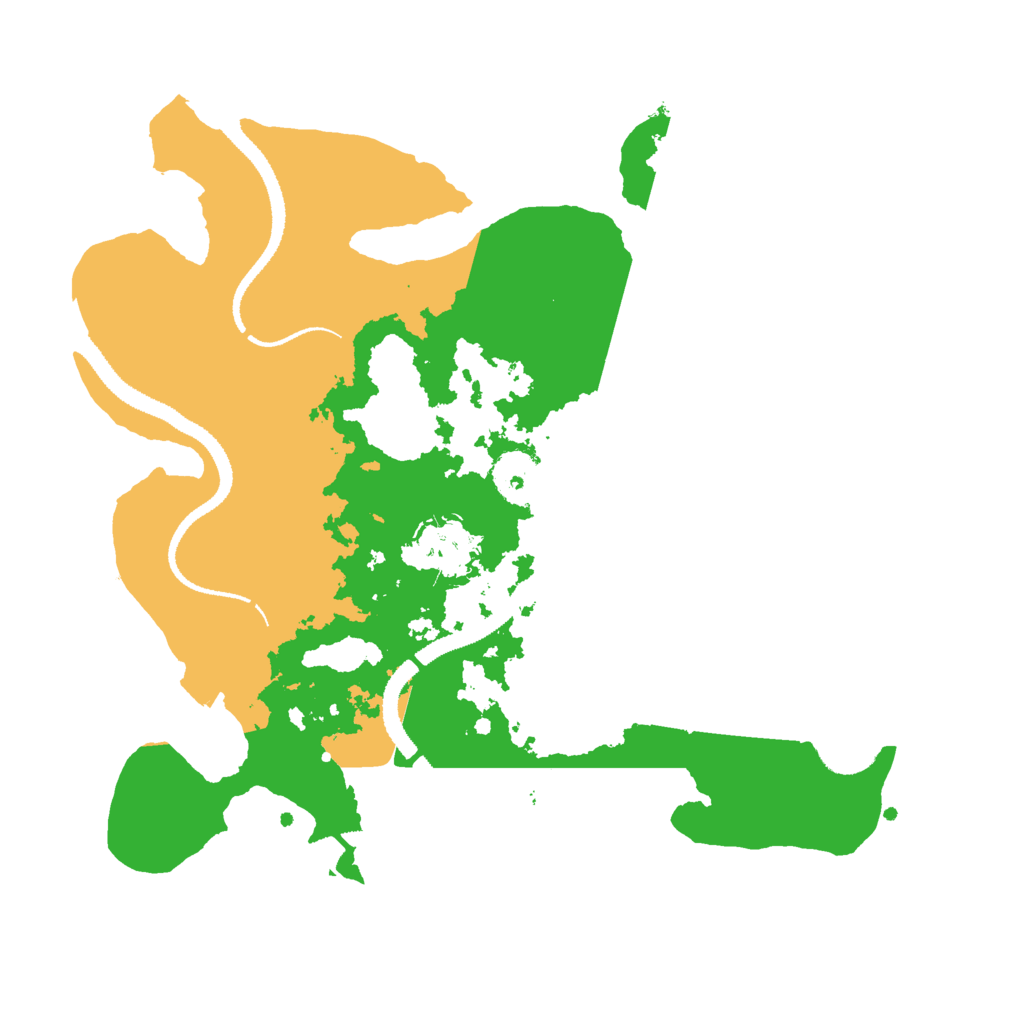 Biome Rust Map: Procedural Map, Size: 3000, Seed: 17988