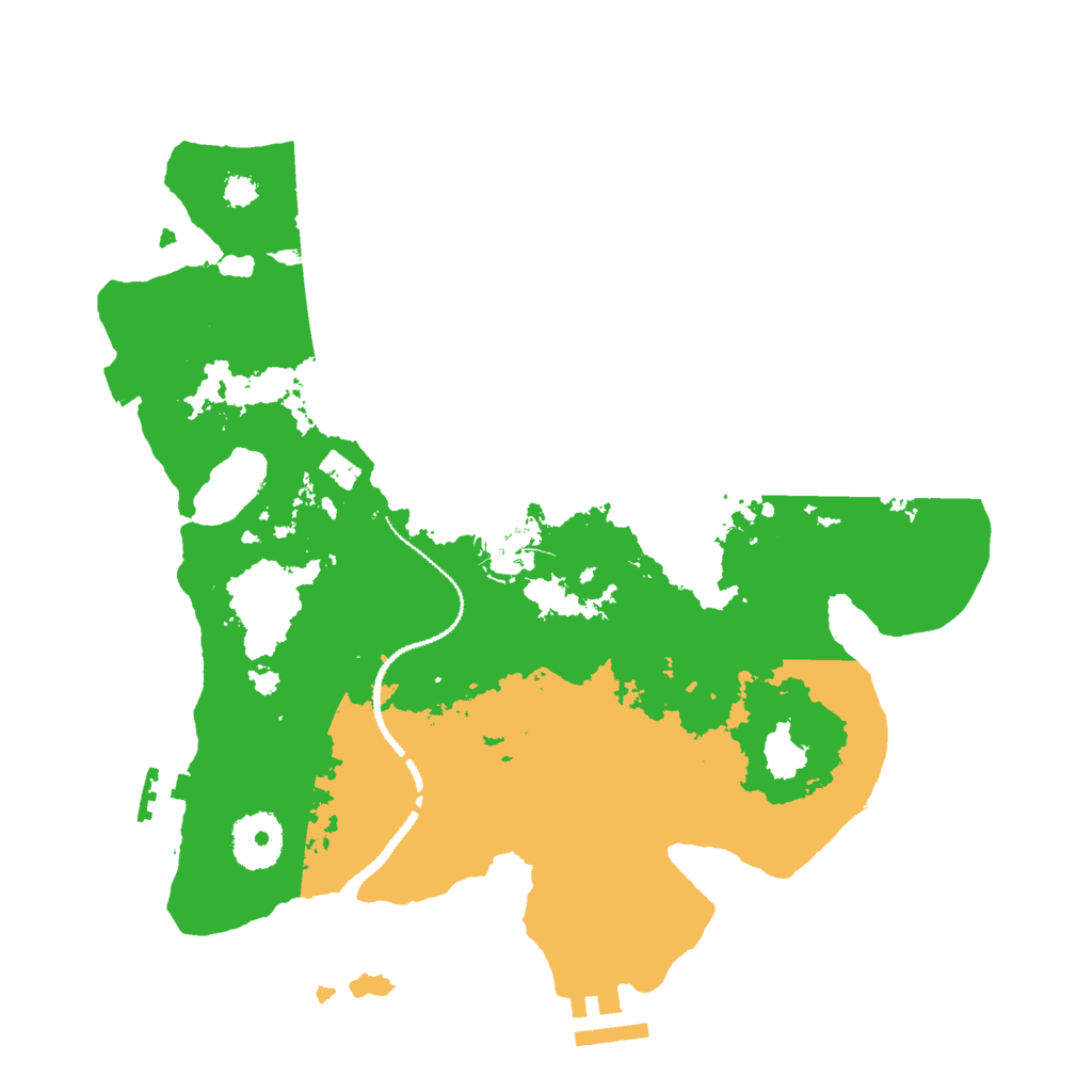 Biome Rust Map: Procedural Map, Size: 3000, Seed: 1827632407