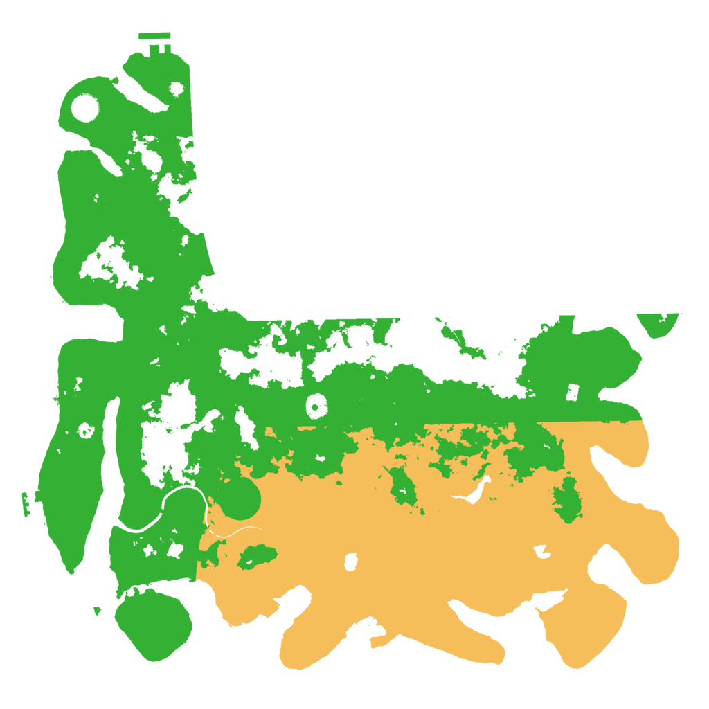 Biome Rust Map: Procedural Map, Size: 4500, Seed: 740972258