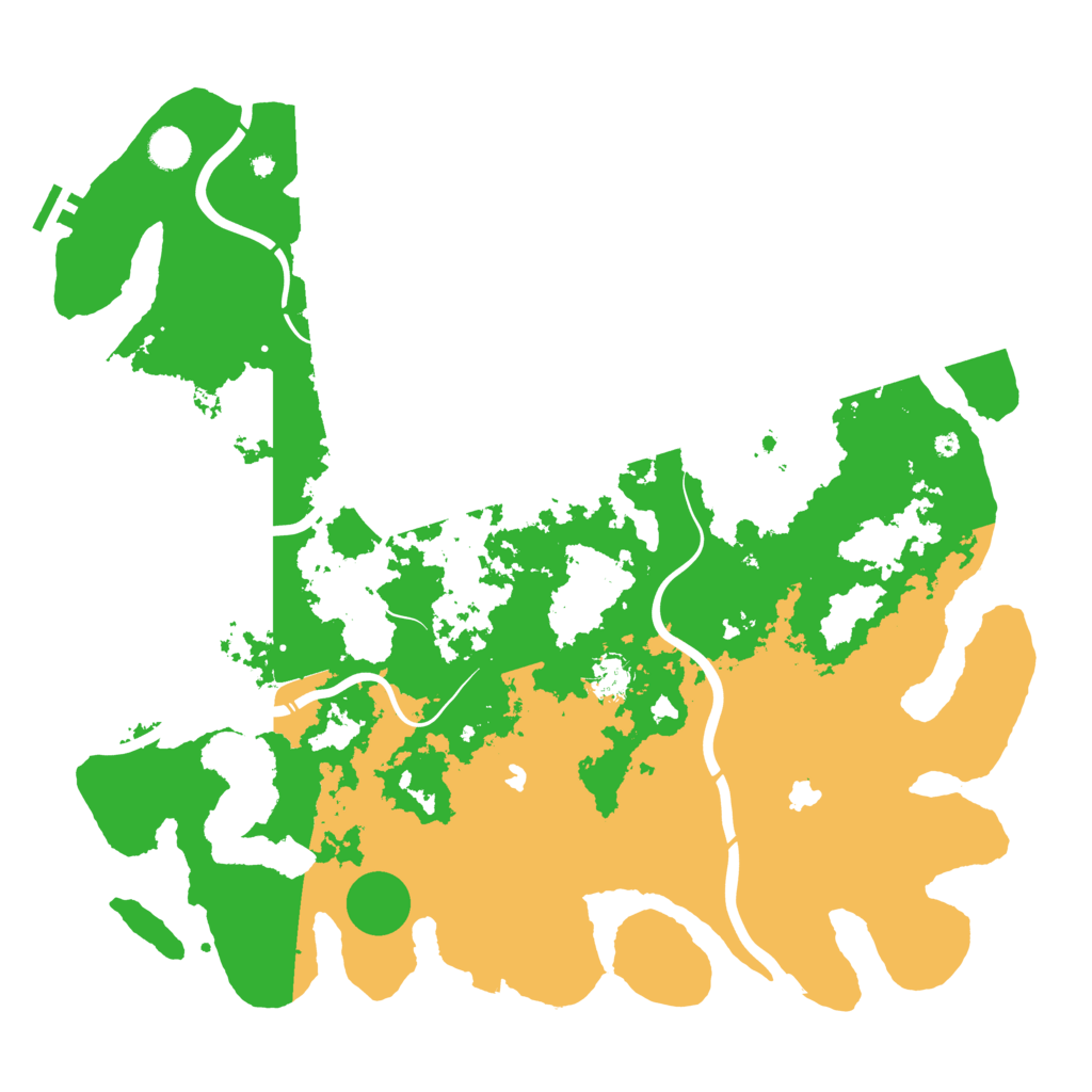 Biome Rust Map: Procedural Map, Size: 4500, Seed: 60942017