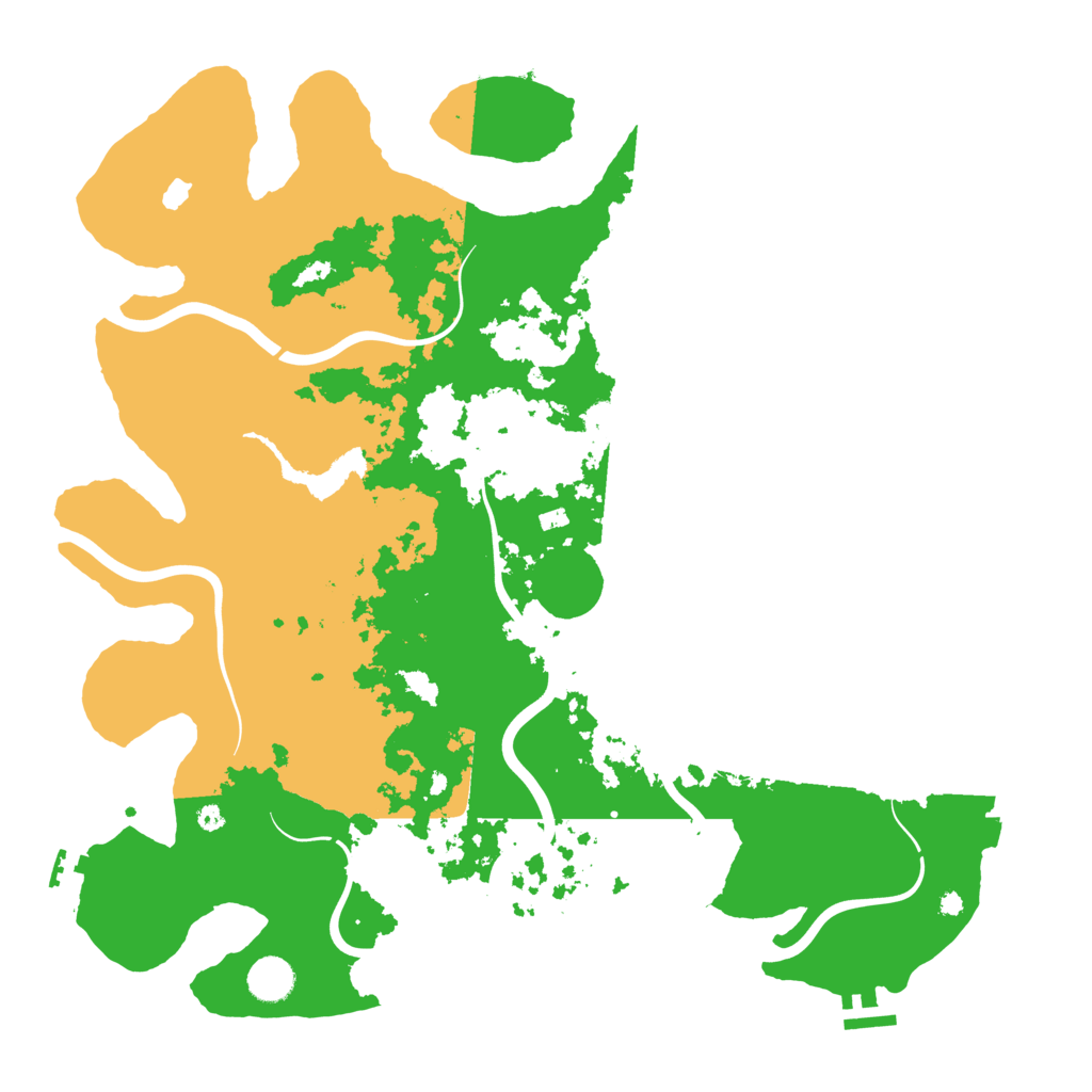 Biome Rust Map: Procedural Map, Size: 4200, Seed: 1071814051