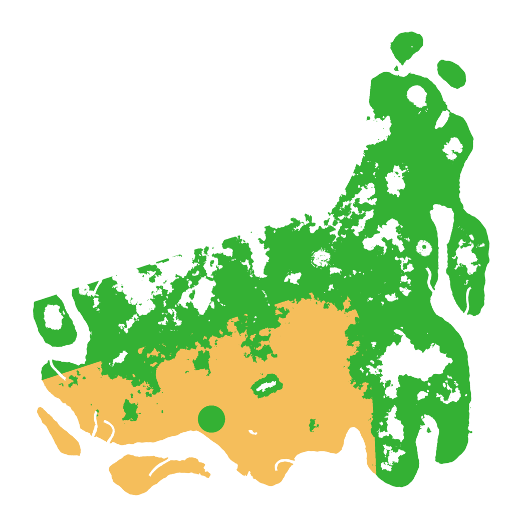 Biome Rust Map: Procedural Map, Size: 5000, Seed: 360901100
