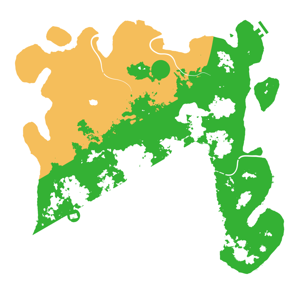 Biome Rust Map: Procedural Map, Size: 4250, Seed: 1841926708
