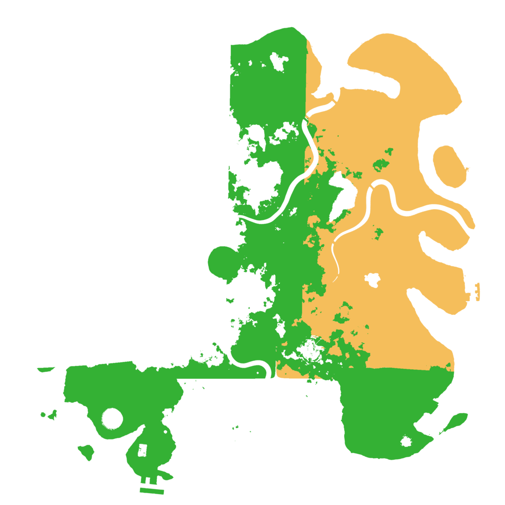 Biome Rust Map: Procedural Map, Size: 4250, Seed: 678806026