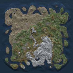 Thumbnail Rust Map: Procedural Map, Size: 4500, Seed: 355259073, 19 Monuments
