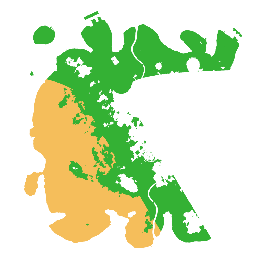 Biome Rust Map: Procedural Map, Size: 3500, Seed: 2090571331