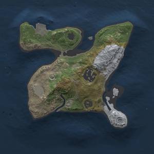 Thumbnail Rust Map: Procedural Map, Size: 1800, Seed: 1346355397, 4 Monuments