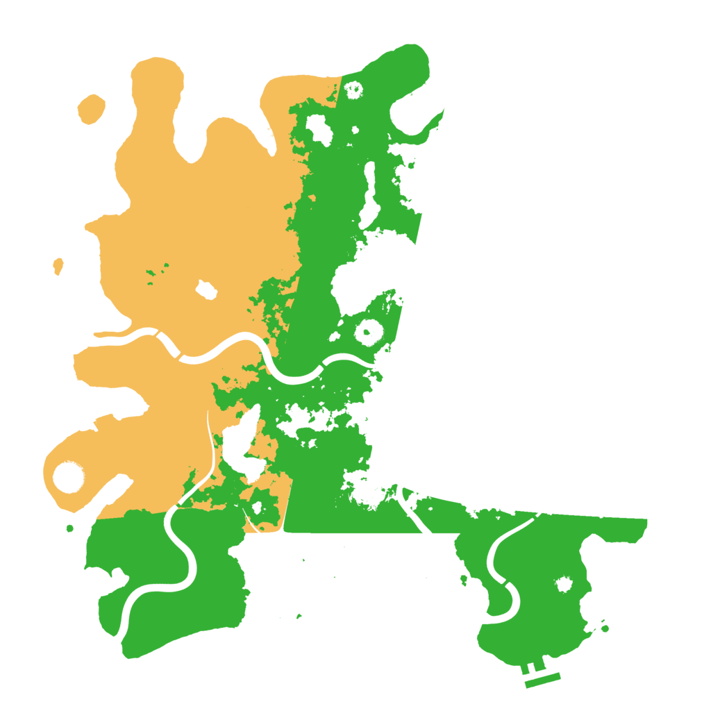 Biome Rust Map: Procedural Map, Size: 4000, Seed: 233499536