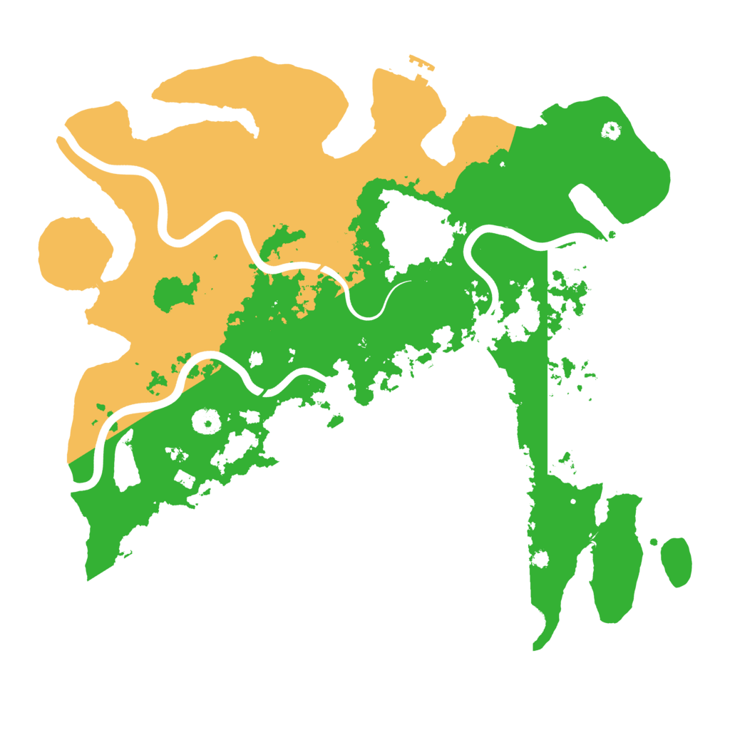 Biome Rust Map: Procedural Map, Size: 3950, Seed: 6160284