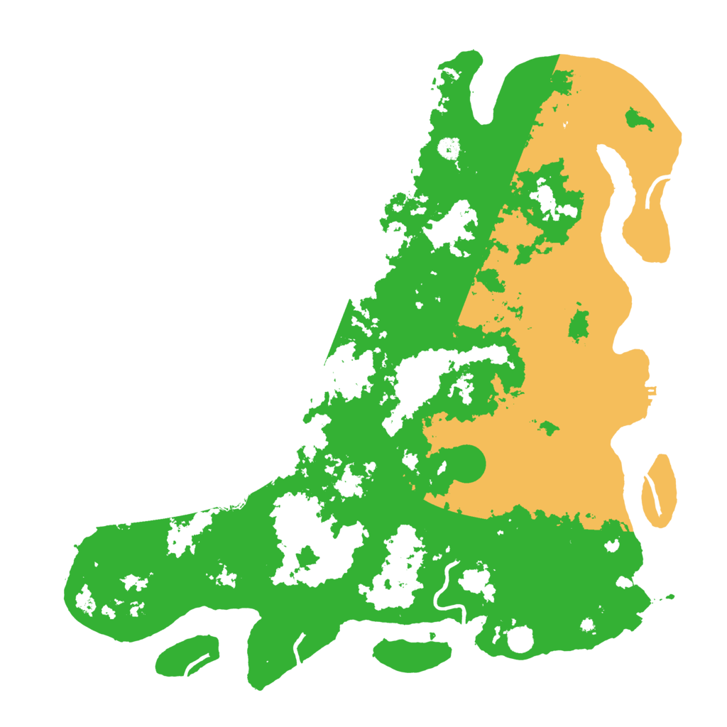 Biome Rust Map: Procedural Map, Size: 5000, Seed: 55050224