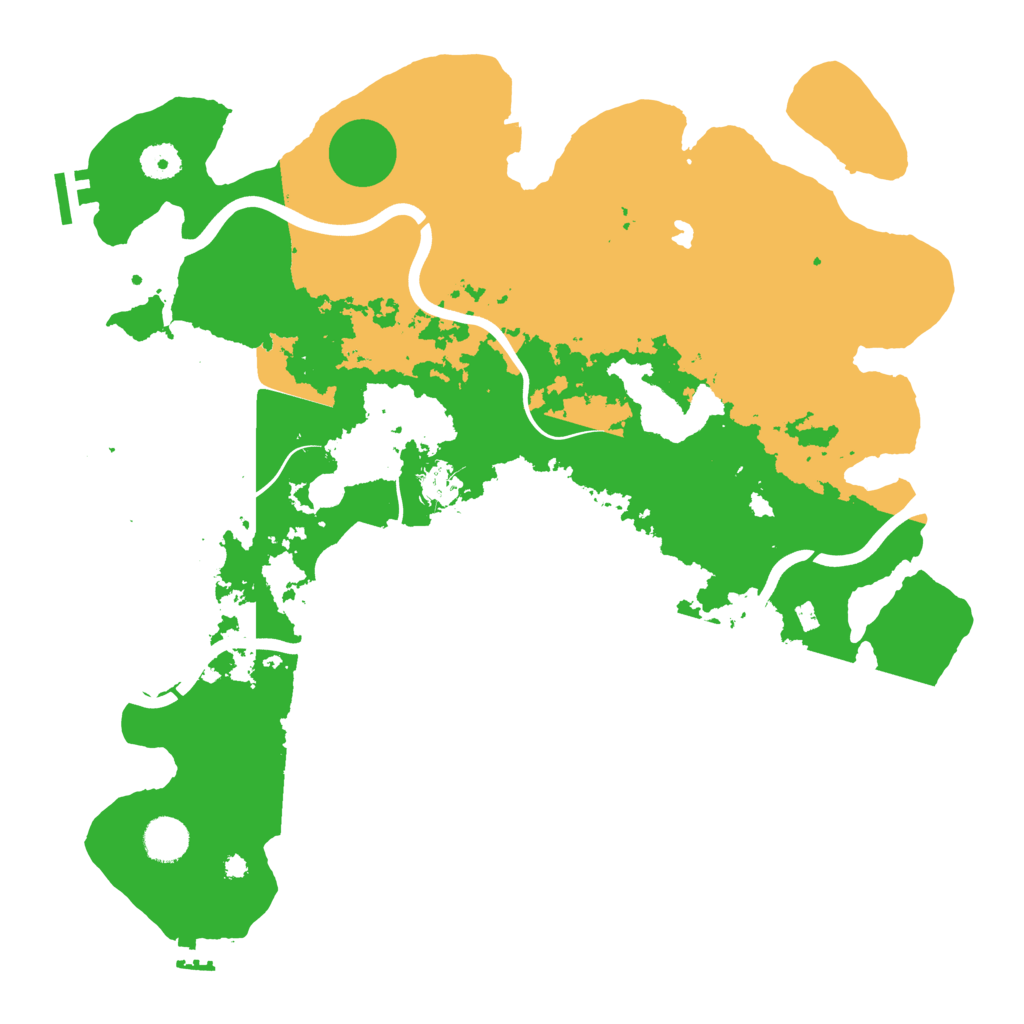 Biome Rust Map: Procedural Map, Size: 4000, Seed: 1624160543