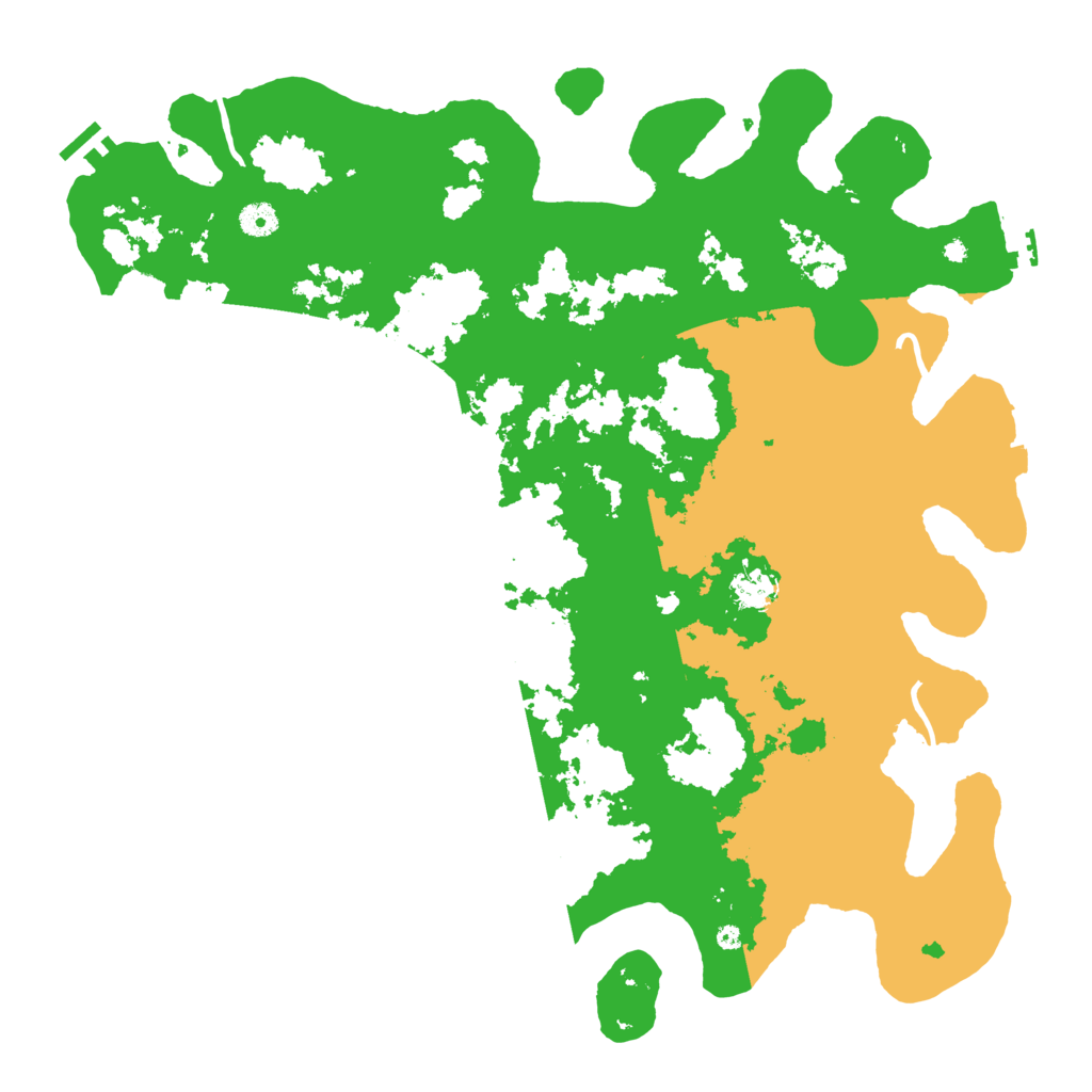 Biome Rust Map: Procedural Map, Size: 4500, Seed: 962540975