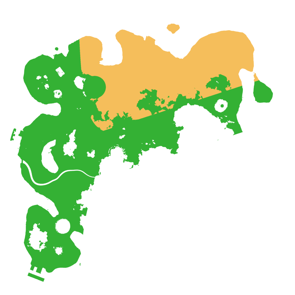 Biome Rust Map: Procedural Map, Size: 3500, Seed: 1696893586