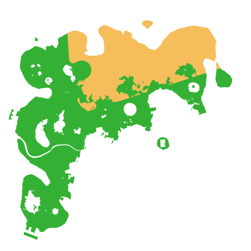 Biome Rust Map: Procedural Map, Size: 3500, Seed: 1696893586