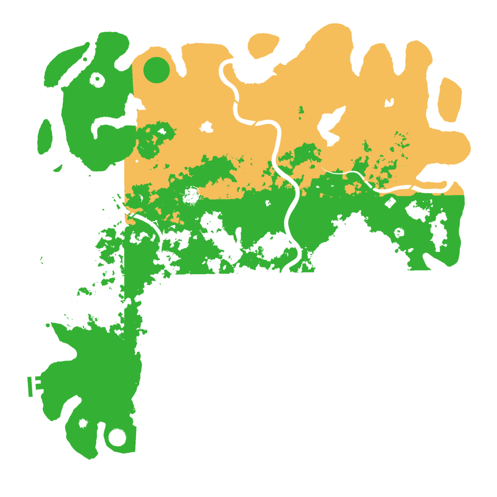 Biome Rust Map: Procedural Map, Size: 5000, Seed: 1129389573