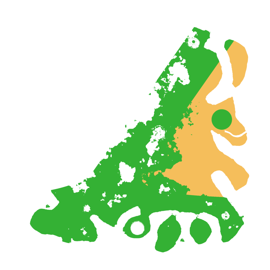 Biome Rust Map: Procedural Map, Size: 3500, Seed: 85987537