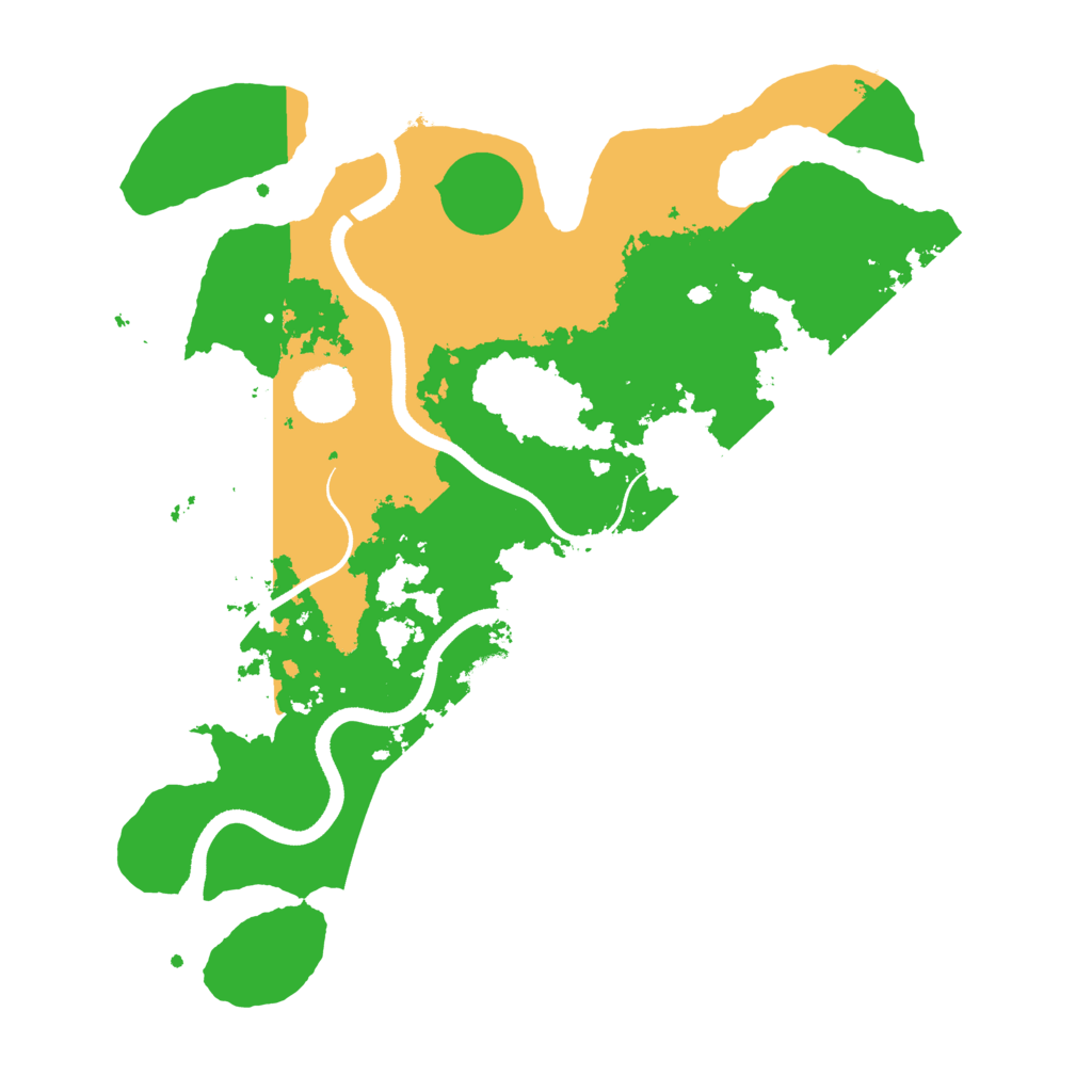 Biome Rust Map: Procedural Map, Size: 3500, Seed: 1346771423